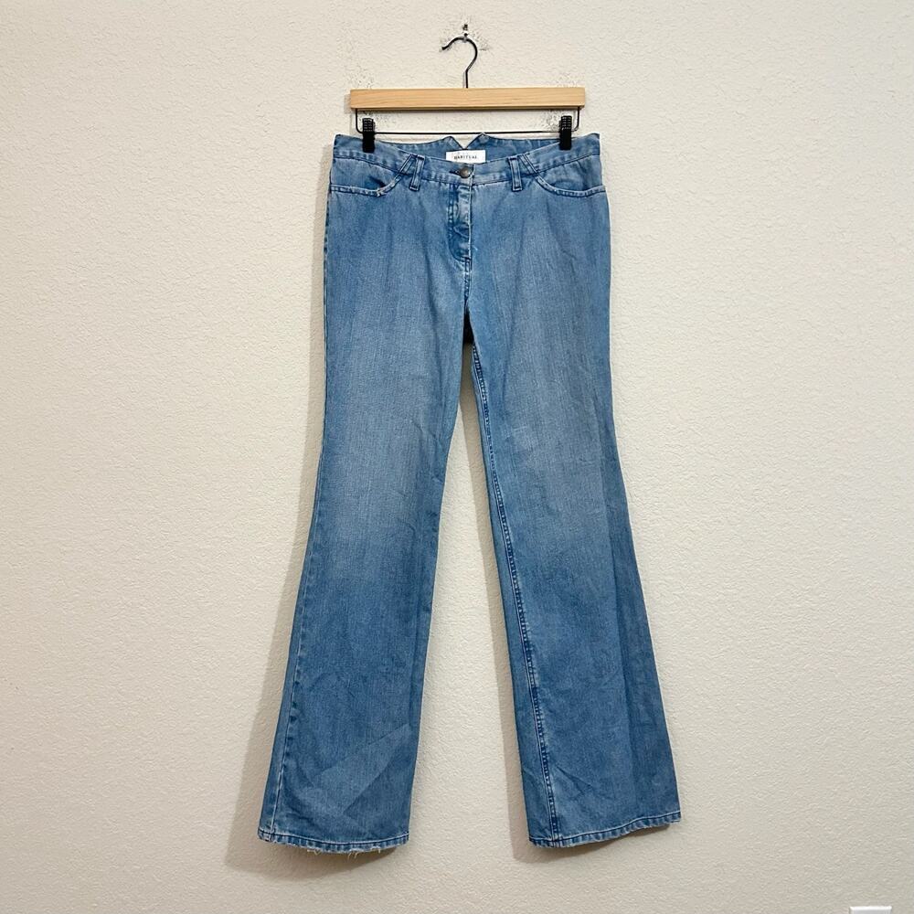 HABITUAL Bootcut Jeans Blue Denim Mid Rise Cotton Travel Retro Y2K